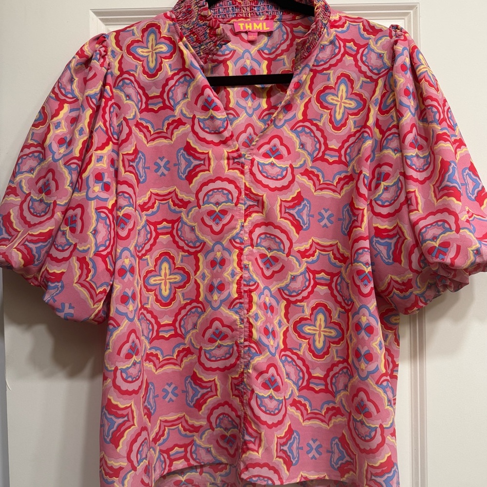 Thml Multicolor Patterned Blouse - image 1